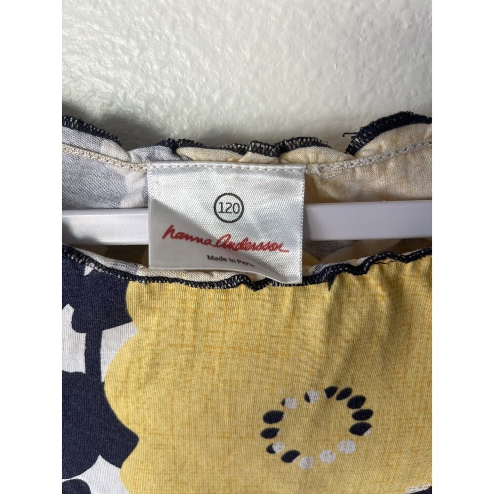 Hanna Andersson Girls Sleeveless Dress - Size (120) 7 - EUC